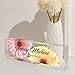 Desk Name Plate Personalized, Custom Name Plates for Desks, Personalized Acrylic Name Plate for Desk, Office Gifts for Coworkers, Boss, Teacher/Employee Appreciation Gifts (Daisy Design)