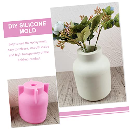 Moule silicone vase rond facile à démouler et réutilisable
