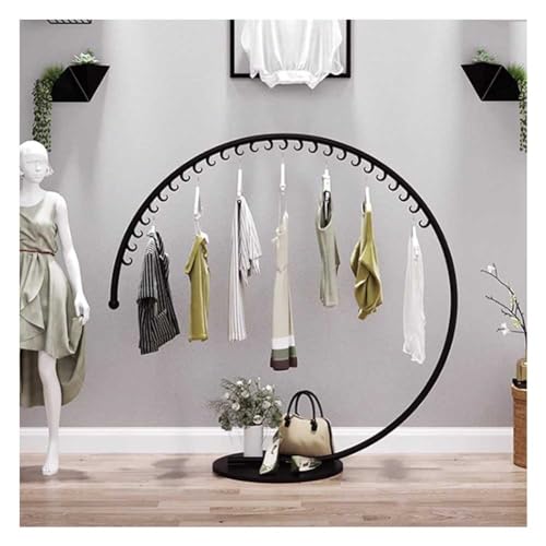 Portant à vêtements rond robuste en métal pour optimiser l'espace des petits dressings