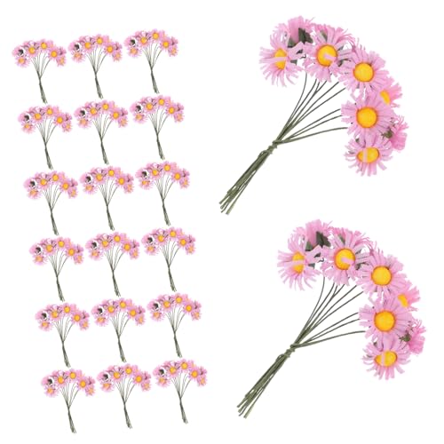 POPETPOP 100Piezas Ramo De Flores Artificiales De Margaritas De Imitación Decoración para Bodas Fiestas y Oficinas Flexibles para Arreglos