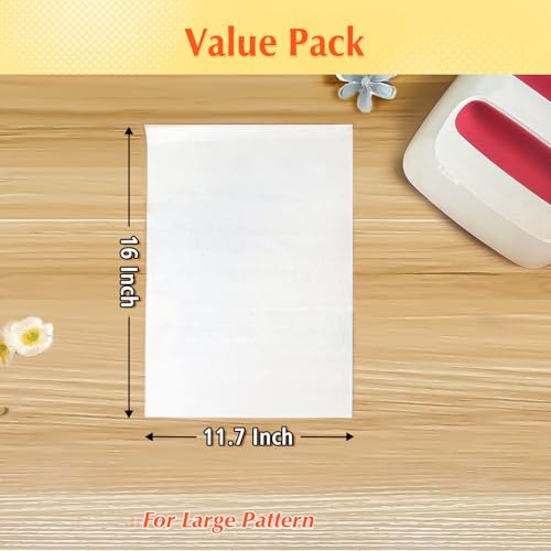 Image of TransOurDream PTFE Teflon Paper for Heat Press (30 Sheets, 16.5x11.7 inch) Reusable Non-Stick Paper for Iron-on Transfer, Sublimation, HTV Vinyl, DTF and Craft Projects