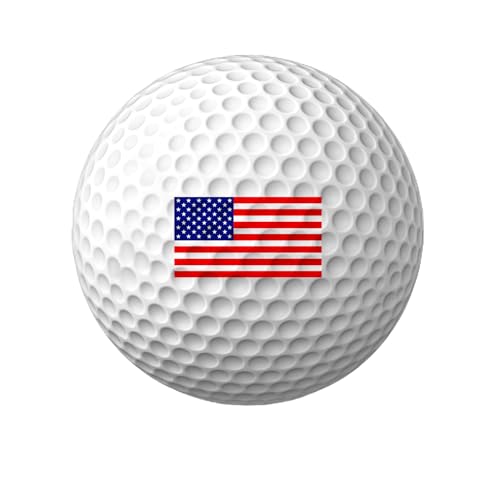 BOXOB 2 Sheets Golf Ball Markers, American Flag Style Golf