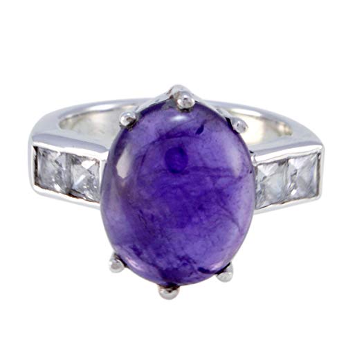 Bague de forme ovale en argent 925 pour illuminer vos soirées cocktail