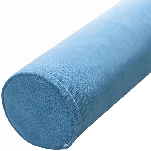 Memory Foam Cervical Roll Pillow - Round Neck Bolster for Sleeping, Head, Neck, Back, Legs & Yoga