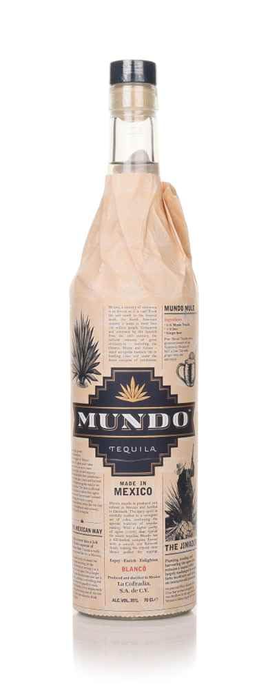 Mundo Blanco Tequila 70cl, 35% ABV | 70% Blue Weber Agave, Ultimate Cocktail Tequila, Margarita & Paloma