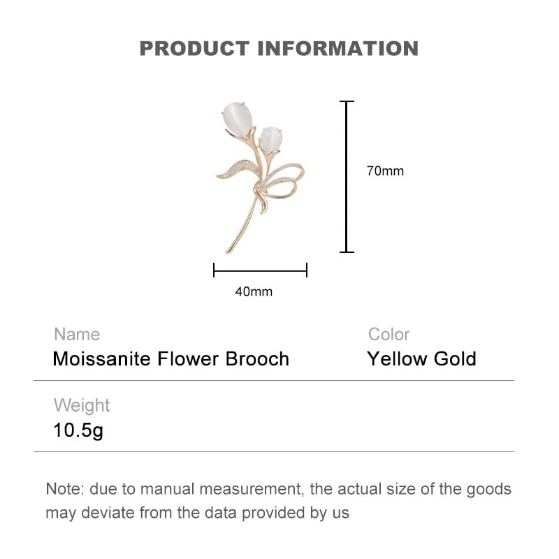 Image of 14K Gold Sunflower Coat Brooches for Women, Suit Cardigan Pin for Stylish Casual Wear, Small Brooch