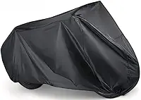 Capa de Cobrir Moto em Couro Forrada Impermeável Anti-Uv Protetora Anti-Risco(M)