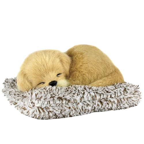 Perfect Petzzz - Mini Golden Retriever, Stuffed Animals for Girls and Boys, Dog Toys for Kids and Elderly, Battery-Operated Live Pet Toys, Companion Realistic Dog Calming Toys with Synthetic Fur