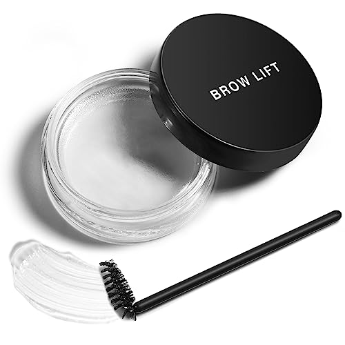 Erinde Gel transparent pour sourcils - Cire moulante, gel à sourcils professionnel durable, savon transparent, style naturel et imperméable pour effet de stratification