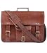 Produktbild ALASKA EXPORTS handgemachte vintage Leder Messenger-Tasche für Laptop Aktentasche Best Computer, Schule Distressed Tasche (30,5 x 43,2 cm), Braun
