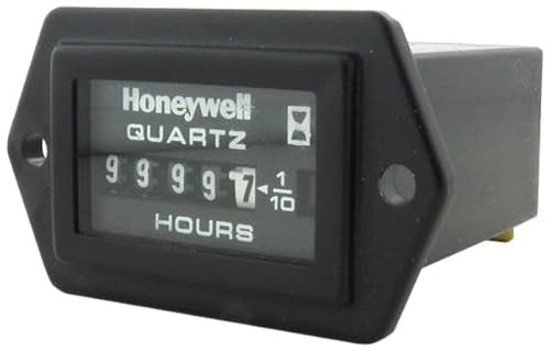 Honeywell, 85000-11, 85000 Hobbs Hour Meter (Rect - 54.1 x 32..0mm - 99999.9-10-32Vdc - Bulk Pkgd