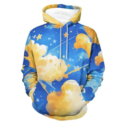 Hoodie Manches Longues Nuit étoilée pour un Style Chaud Unisexe