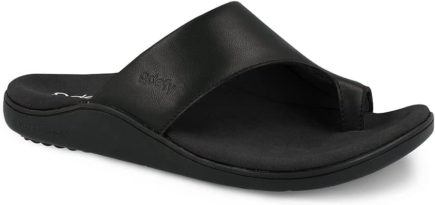 Gravity DefyerMen's GDEFY Etztal Leather Sandal - US - VersoShock Proven Performance Orthotic Slides