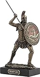 Leonidas The King of Sparta - Statua in bronzo Cold Cast 12,5 cm