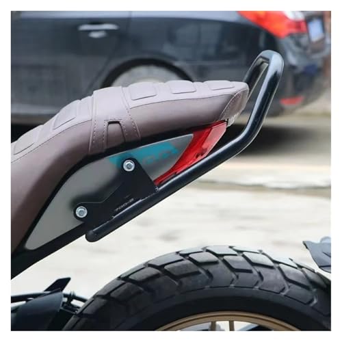 Porte-bagages moto pour CLX700 en acier renforcé avec poignée confort