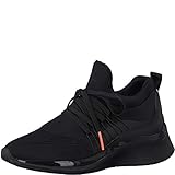 Tamaris 23798-24 femme Chaussures de ville à lacets,chaussures de sport,Chaussure basse,Chaussure à lacets,Chaussure de rue,Chaussure de sport,Chaussure décontractée,Talon compensé,TAMARIS,dame,BLACK UNI(noir)