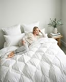 KOZYNEST European White Goose Down Duvet 600 Loft, All Season Warmth, Made in Denmark (Queen (U.S. Standard))