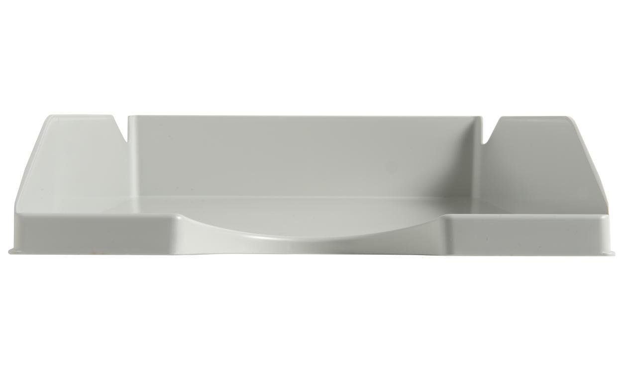 Exacompta - Ref 12306D - Office EcoTray Letter Tray - 245 x 255 x 65mm in Size, Suitable for A4+ Documents, Stackable Vertically, Compatible with Others - Grey