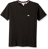 Lacoste Boys V-Neck Cotton T-Shirt , Black, 3Y