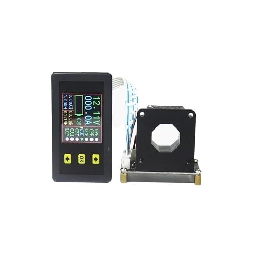 VAC9010H DC 90V 100A 500A Voltmeter Ammeter Voltage Current KWh Watt Meter 12v 24v 48v 72V Battery Capacity Power Monitoring(500