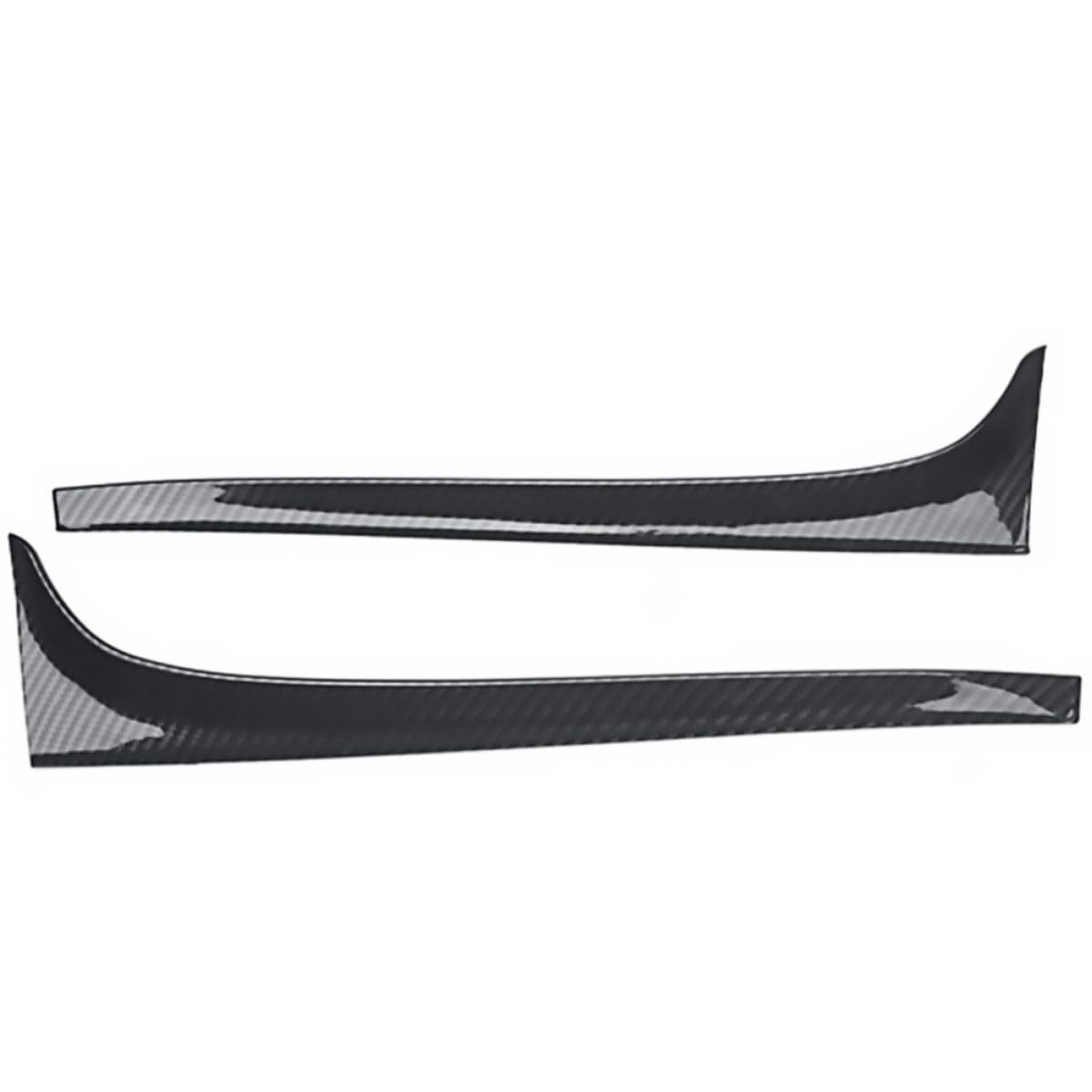Ailerons latéraux de lunette arrière en ABS noir pour Golf, pack de 2 pièces - 8