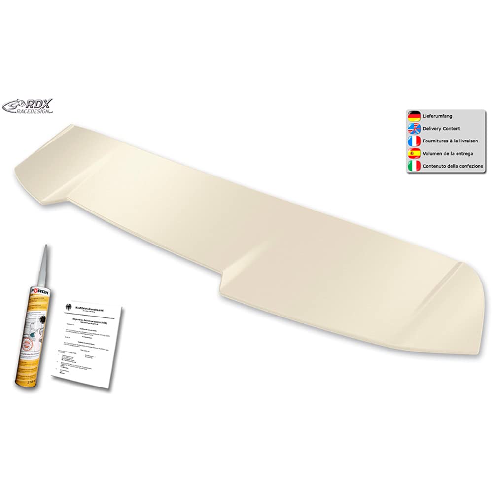 Becquet de toit compatible avec Audi A4 Avant (B8) 2008-2015 (PUR-IHS), noire