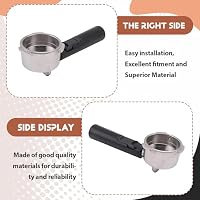 Jevina 51 mm bodenloser wiederverwendbarer Kaffeefilter-Siebträger für Homix Halter 60 mm, 15–20 Bar kompatibel mit Espressomaschinen-Teilen – Ansicht 2