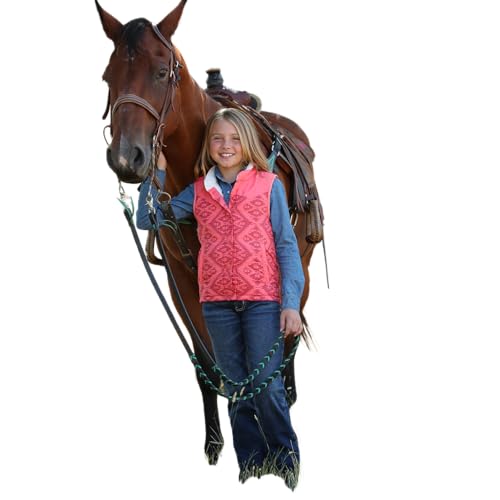 Coral Aztec Vest for Girls by Cruel Denim
