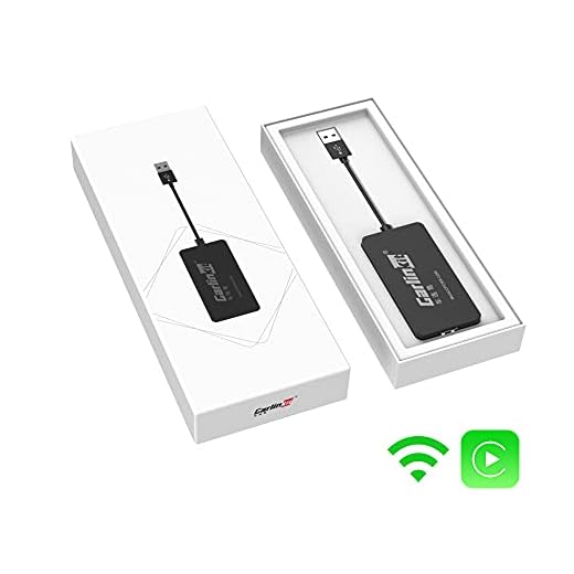 Carlinkit Trådlös Carplay-adapter för Volvo XC90 XC60 XC40 S90 S60 V90 V60 2016–2022 fordon med kabelansluten Carplay, IOS15