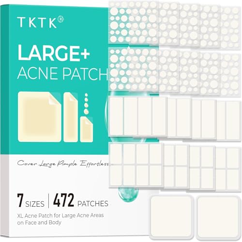 TKTK Large Pimple Patches (472 Count, 7 Sizes)