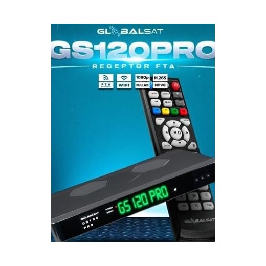 Receptor Globalsat GS-120 Pro 128Gb