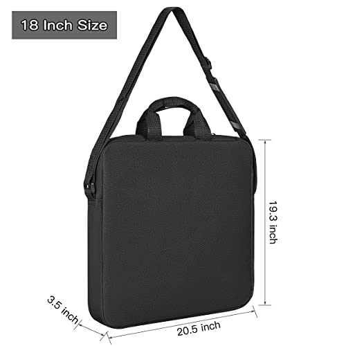 18" Ring Light Photography Carrying Bag, Tripod Stand Protective Case/18 19 Inche Circle Round LED Carrying Case for Neewer EYONMÉ UBeesize Selfie Ring Light-Black by CASEDAO - Used condition - US$20.47