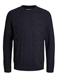 Jack & Jones Premium Pull pour adulte Coupe normale Col rond Manches longues