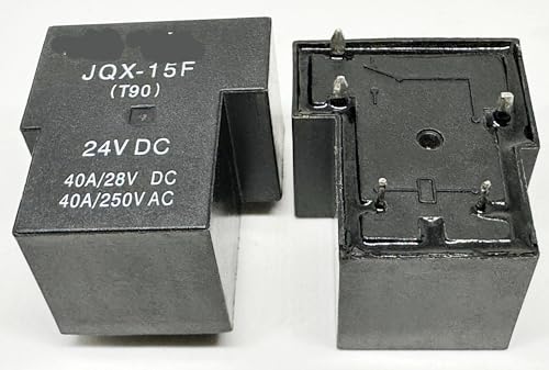 Relais 5 broches JQX-15F 12V 24V T90 pour circuit imprimé automobile