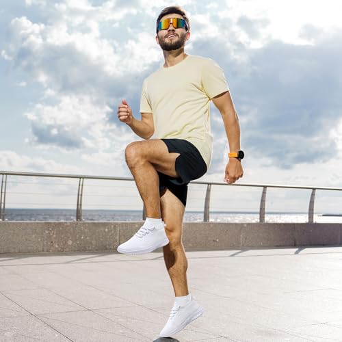 Image of Mens Running Shoes Tennis Shoes Walking Gym Sneakers Lightweight Non Slip Mesh Casual Workout Sneakers