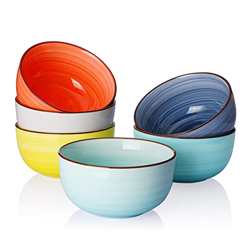 Sweese 144.002 Porcelain Bowls - 10 Ounce Set Of 6 164.002 Porcelain Round Dinner Plates - 10 Inch - Set Of 6 #TOP1