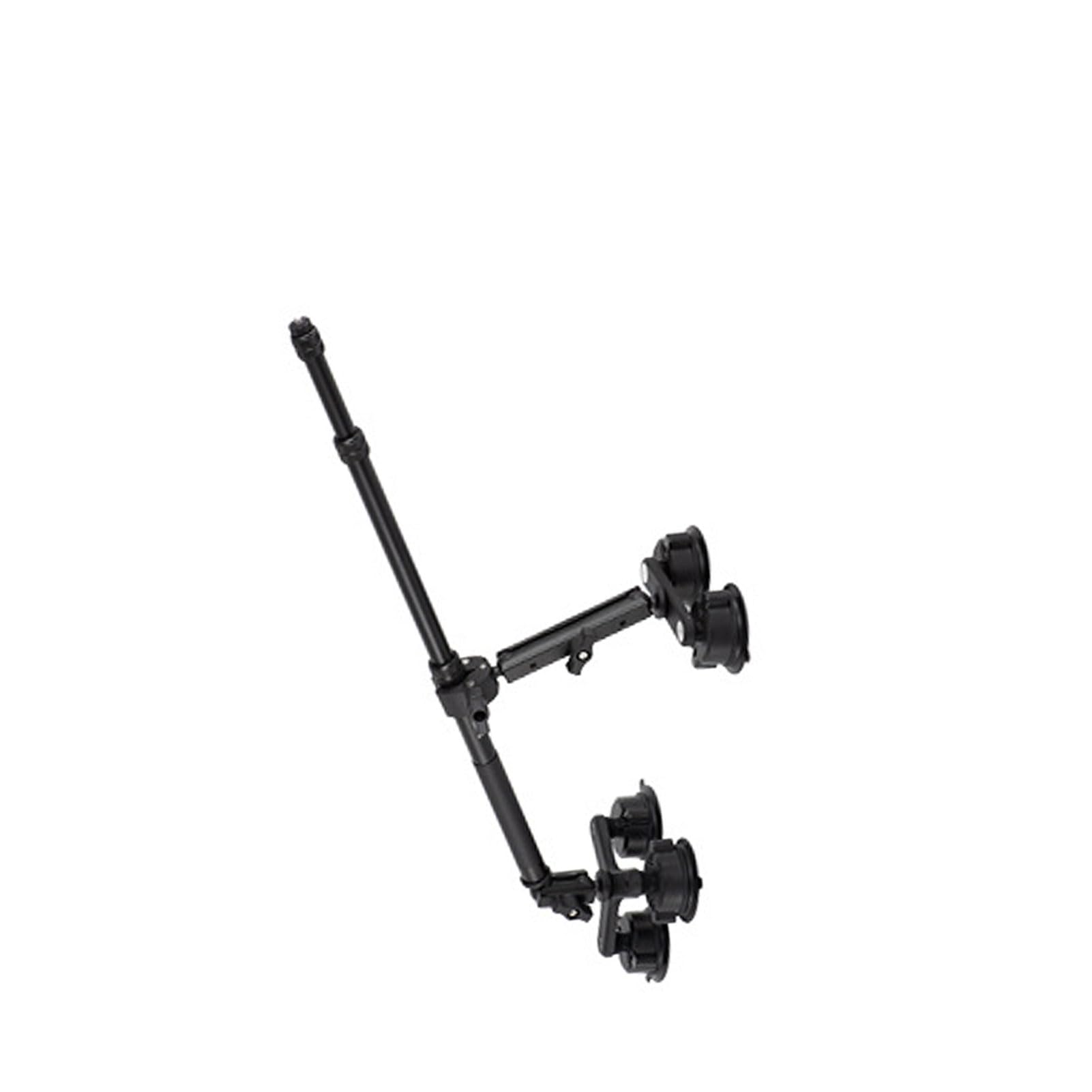 Generic Kamera 360° Uchwyt Samochodowy Bezpieczna Podstawa z przyssawką 5 w 1 do Kinowych Scen Jazdy Wysuwany Kijek do Selfie Robienia zdjęć Akcji Uniwersalna kompatybilność z Aparatem