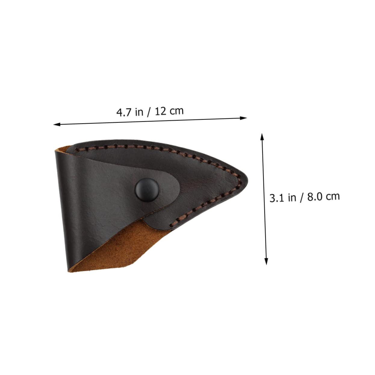 SUPVOX Hatchet Head Cover Leather Protective Sheath for Camping Portable Case for Axe Sturdy and Stylish Outdoor Axe Sheath