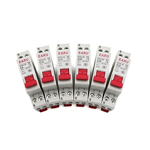 Mini disjoncteur DZ30-32 32A évite surcharge tableau électrique rail Din