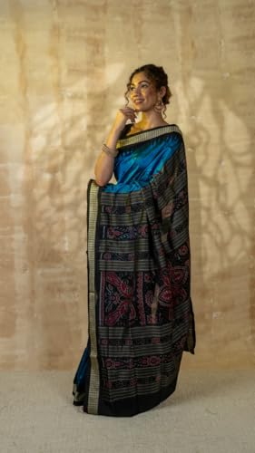 NUAPATANAPATA sambalpuri silk saree in pure silk – image 2