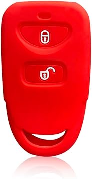 for Kia Provo Pegas Key Protector Silicone Key Case Remote Car Key Shell Cover Red