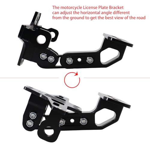 Image of Universal Motorcycle License Plate Bracket Fender Eliminator Kit Universal Motorcycle Tail Tidy Motorcycle License Plate Holder Mount
