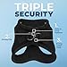 Voyager Step-In Plush Dog Harness – Soft Plush, Step In Vest Harness for Small and Medium Dogs by Best Pet Supplies - Harness (Black Plush), S (Chest: 14.5 - 16