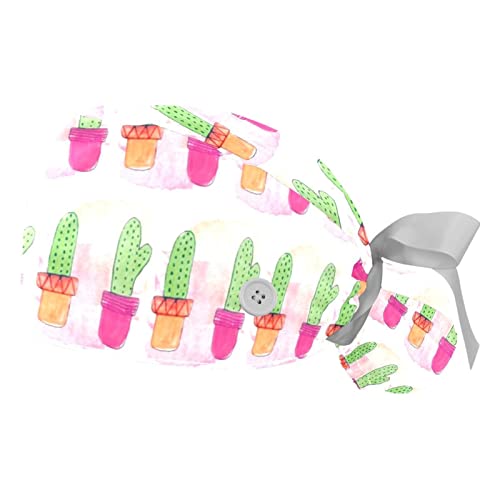 Casquettes de travail cactus JDEZ, coiffes réglables pour rester au frais en cuisine et atelier