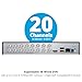 Night Owl 2-Way Audio 20 Channel 4K Video Home Security DVR with 2TB Hard Drive (Add up to 20 Total Cameras) (2 TB)