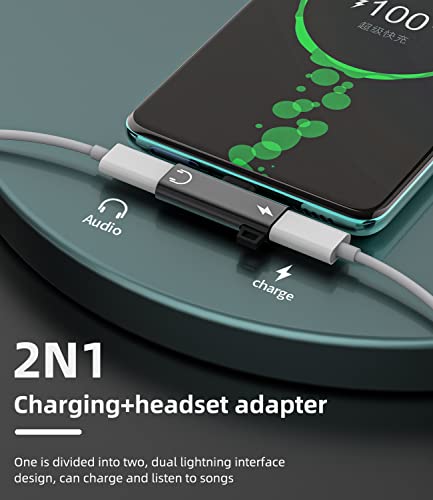Zoyuzan Dual Usb-C Headphone Adapter 2In1 Dac Type C Jack Audio Charging Dongle Cord Accessorie Charger Aux Splitter Cable For Galaxy S22 S21 Fe Ultra Lg Apple Iphone15 Pro Max Plus Ipad Pro Air Mini thumb #6