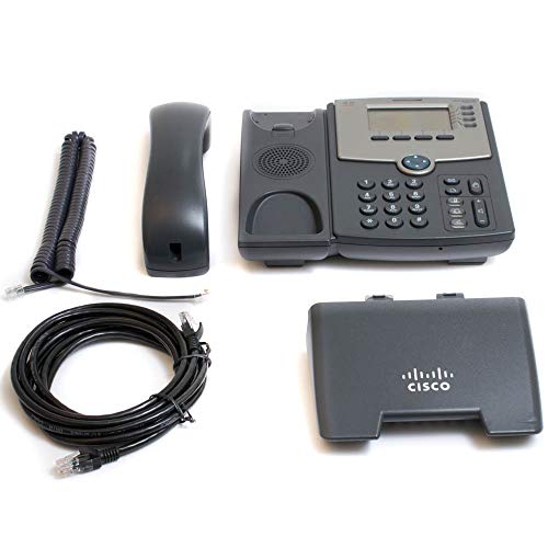 Cisco Spa504G 4-Line Ip Phone With 2-Port Switch, Poe And Lcd Display, Silver, Grey (Renewed) #TOP1