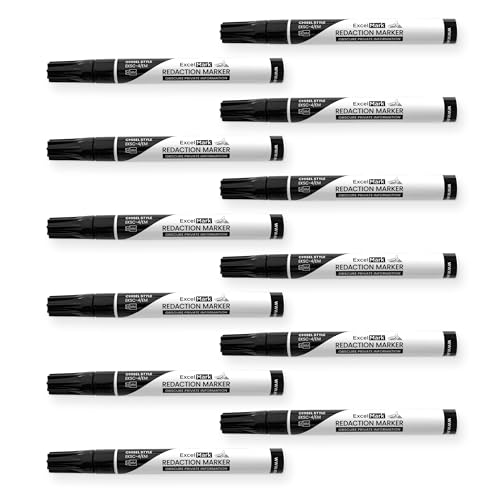 ExcelMark Security Redaction Marker (12 pack)