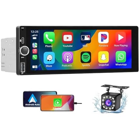 Autoradio PASLDA 1 DIN Carplay Cover