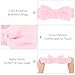 TIOSRU 10 Pack Spa Headband for Washing Face Pink Skincare Headbands Bulk for Women Girls Soft Coral Fleece Hairband Cute Bow Headbands for Washing Face Makeup
